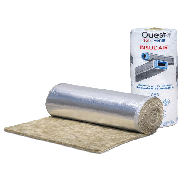 Rouleau insul'air RA A1 pour l'isolation des gaines de ventilation